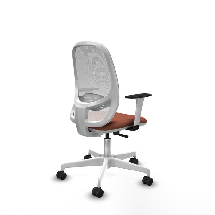 PIQUERAS Y CRESPO Silla de oficina Cilanco Marrón y Blanco PIQUERAS Y CRESPO Silla de oficina Cilanco Marrón y Blanco