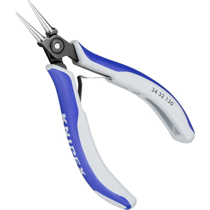Knipex Alicates de sujeción de precisión de electrónica punta redonda