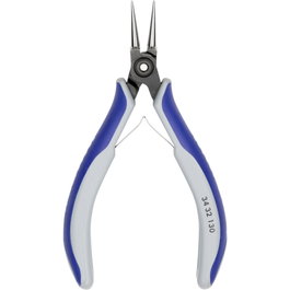 Knipex Alicates de sujeción de precisión de electrónica punta redonda