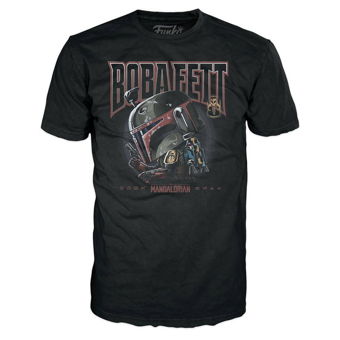 Funko Pop & Tee Boba Fett Pack Camiseta Talla M Figura Exclusiva Star Wars 63389