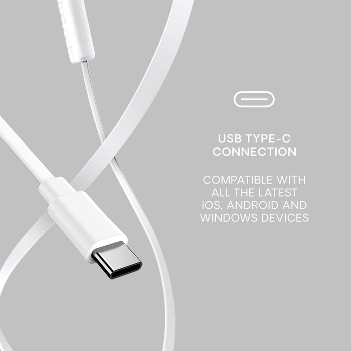 Urbanista auriculares USB- C San Francisco pure white