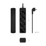 Aisens Regleta de 4 Tomas con Cable de 1,4 m, Negro