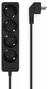 Aisens Regleta de 4 Tomas con Cable de 1,4 m, Negro