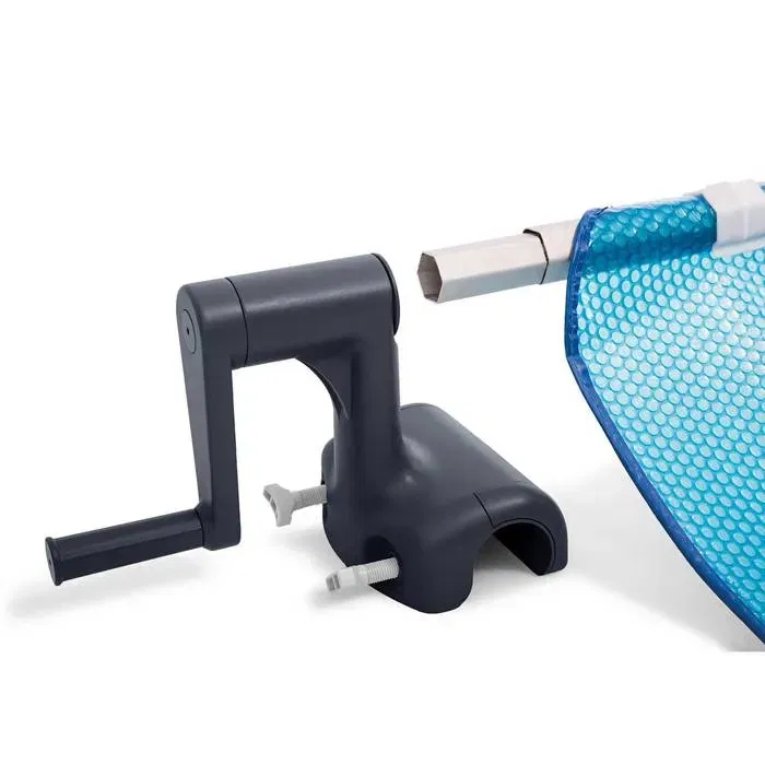 Intex Cubierta Enrollable para Piscina Tubular Rectangular | Retractor Duradero con Eje de Aluminio | Compatible con Piscinas de 2.74 a 4.88m