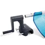 Intex Cubierta Enrollable para Piscina Tubular Rectangular | Retractor Duradero con Eje de Aluminio | Compatible con Piscinas de 2.74 a 4.88m