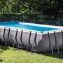 Intex Cubierta Enrollable para Piscina Tubular Rectangular | Retractor Duradero con Eje de Aluminio | Compatible con Piscinas de 2.74 a 4.88m