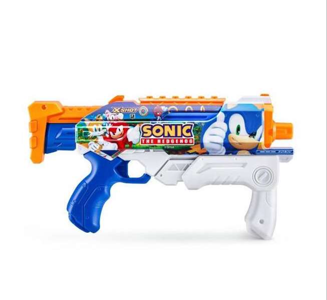 Zuru Pistola de Agua X-Shot Sonic Skins Hyperload Carga Rápida 35x6'5x23cm Zuru Pistola de Agua X-Shot Sonic Skins Hyperload Carga Rápida 35x6'5x23cm
