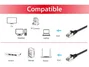 EQUIP Patchkabel Cat6A S/FTP 0,5m Negro