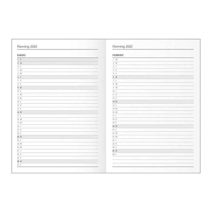 Dohe Agenda Anual Segovia 14x20 cm Negro 2026 Dohe Agenda Anual Segovia 14x20 cm Negro 2026