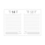 Dohe Agenda Anual Segovia 14x20 cm Negro 2026