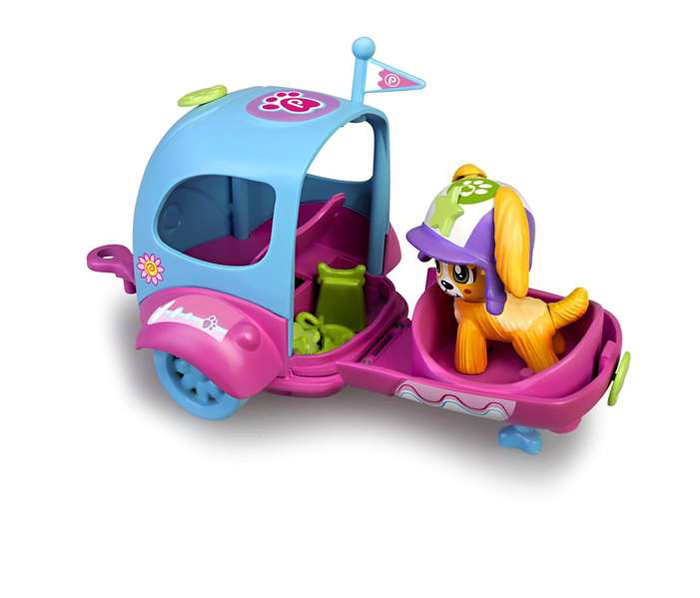 Pinypon my puppy and me figura con mascota, moto, remolque y accesorios