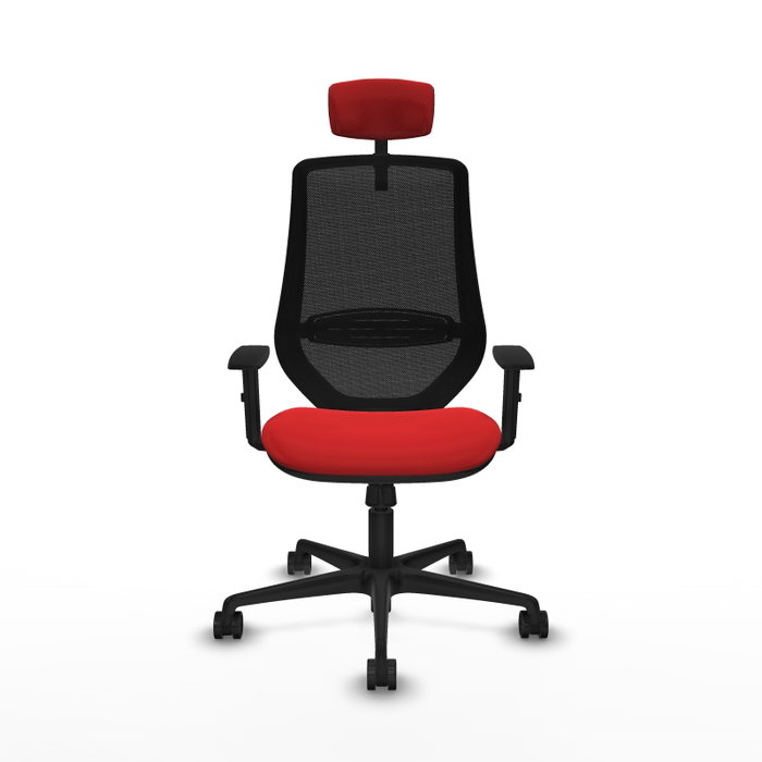 PIQUERAS Y CRESPO Silla de oficina Mardos con mecanismo Sincro, Rojo y Negro PIQUERAS Y CRESPO Silla de oficina Mardos con mecanismo Sincro, Rojo y Negro