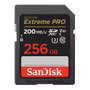SanDisk Extreme PRO 256 GB Tarjeta SDXC UHS-I, Velocidad Lectura 200 MB/s, Escritura 90 MB/s, Clase 10, U3, V30, Resistente