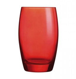 OMS Vaso Color Studio Rojo 37 cl (Set de 6)