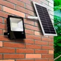 HO-626004-CW Proyector Solar LED 50W 5.000Lm con Panel, Batería, Sensor Luz y Mando a Distancia para Exteriores