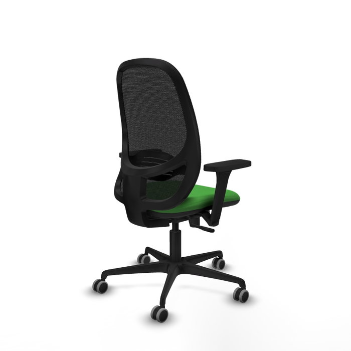 PIQUERAS Y CRESPO Silla de oficina Cilanco con mecanismo Sincro, Verde y Negro PIQUERAS Y CRESPO Silla de oficina Cilanco con mecanismo Sincro, Verde y Negro