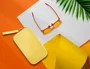 Antartik Estuche portatodo Tropical Dive silicona soft amarillo