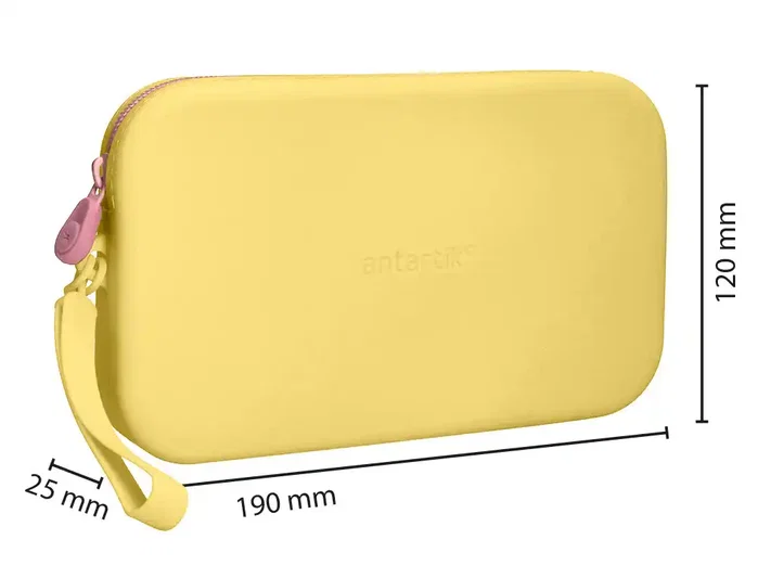 Antartik Estuche portatodo Tropical Dive silicona soft amarillo