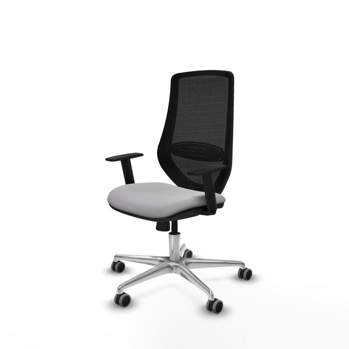 PIQUERAS Y CRESPO Silla de oficina Mardos con mecanismo Sincro, Gris claro y Negro PIQUERAS Y CRESPO Silla de oficina Mardos con mecanismo Sincro, Gris claro y Negro