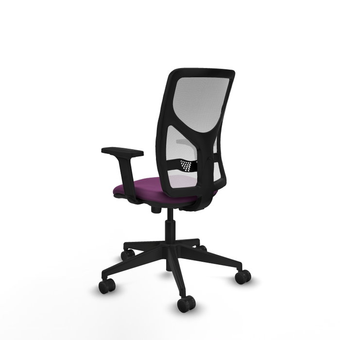 PIQUERAS Y CRESPO Silla de oficina Motilla con mecanismo Sincro, Morado y Blanco PIQUERAS Y CRESPO Silla de oficina Motilla con mecanismo Sincro, Morado y Blanco
