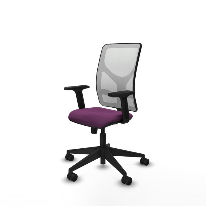 PIQUERAS Y CRESPO Silla de oficina Motilla con mecanismo Sincro, Morado y Blanco PIQUERAS Y CRESPO Silla de oficina Motilla con mecanismo Sincro, Morado y Blanco