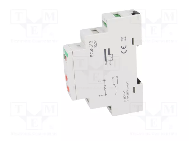 F&F Relé de tiempo analógico SPDT 10A 230VAC para raíl DIN F&F Relé de tiempo analógico SPDT 10A 230VAC para raíl DIN