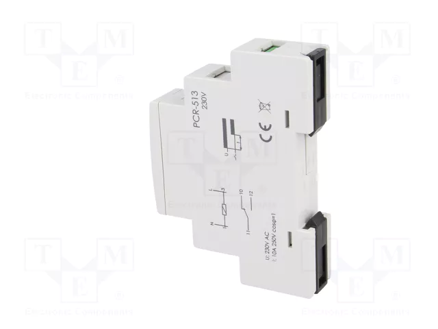 F&F Relé de tiempo analógico SPDT 10A 230VAC para raíl DIN F&F Relé de tiempo analógico SPDT 10A 230VAC para raíl DIN
