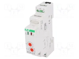 F&F Relé de tiempo analógico SPDT 10A 230VAC para raíl DIN