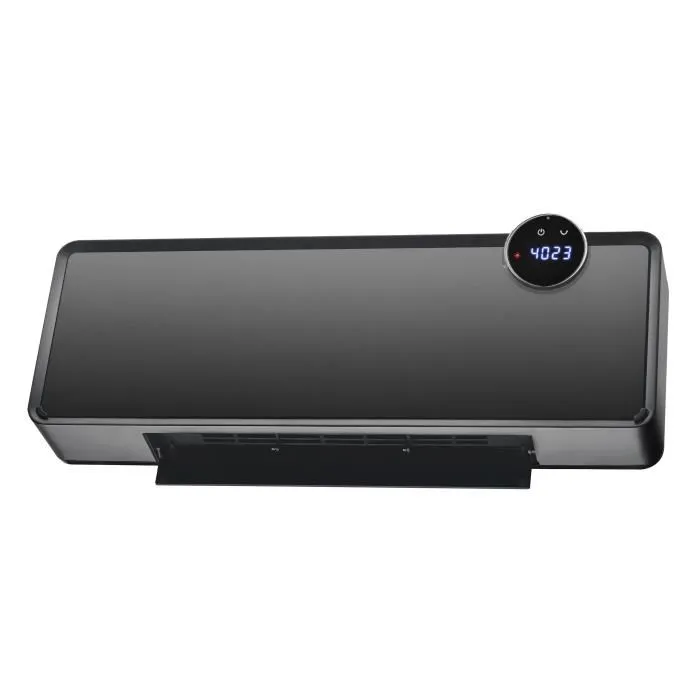 Warm Tech Calefactor eléctrico de pared cerámico 2000W Negro