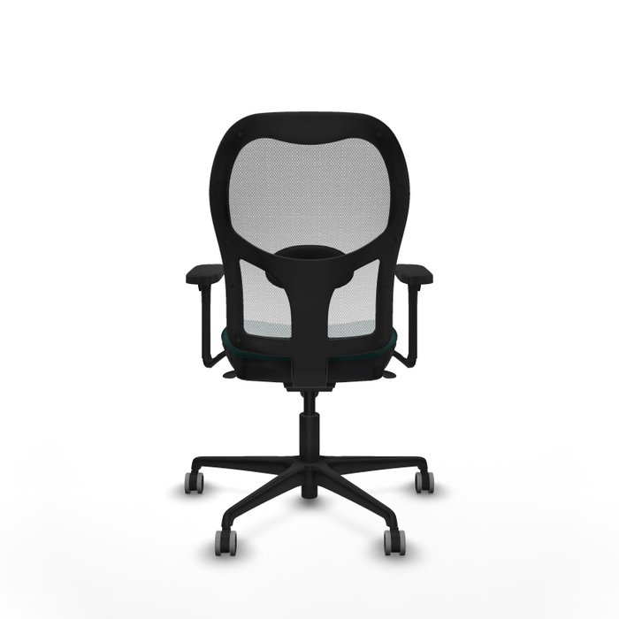 PIQUERAS Y CRESPO Silla de oficina Jorquera con mecanismo Sincro, Verde botella y Blanco PIQUERAS Y CRESPO Silla de oficina Jorquera con mecanismo Sincro, Verde botella y Blanco
