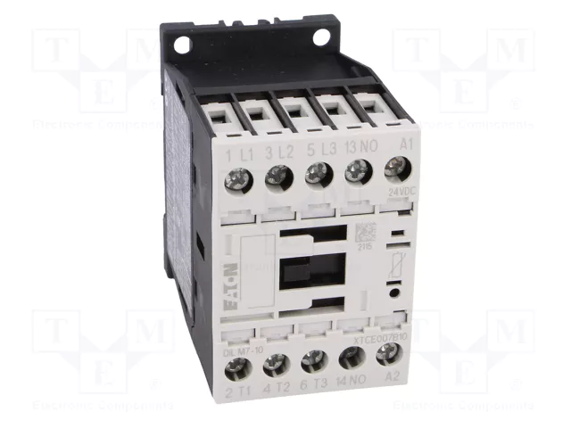 Eaton DILM7-10 Protector de motor 24VDC 3p+1S 3kW 400V AC3 DC Eaton DILM7-10 Protector de motor 24VDC 3p+1S 3kW 400V AC3 DC