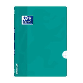 Libreta Grapada Oxford School Openflex A4 48H 90G Cuadric.4X4 Aqua (Set de 10)