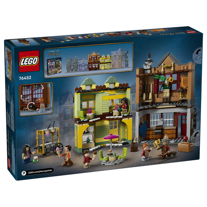 LEGO Harry Potter 76452 Tienda de accesorios de Quidditch y Heladería de Florian Fortescue