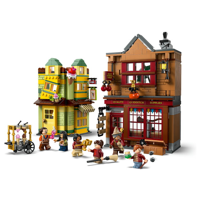 LEGO Harry Potter 76452 Tienda de accesorios de Quidditch y Heladería de Florian Fortescue