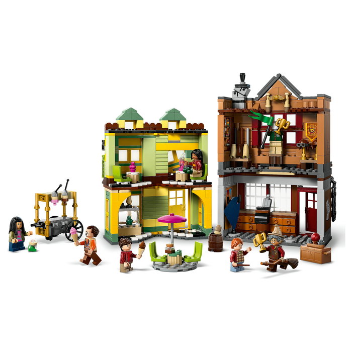 LEGO Harry Potter 76452 Tienda de accesorios de Quidditch y Heladería de Florian Fortescue