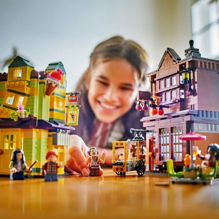 Lego Harry Potter 76452 Tienda de Accesorios de Quidditch y Heladería - Juego para Niños de 8 Años