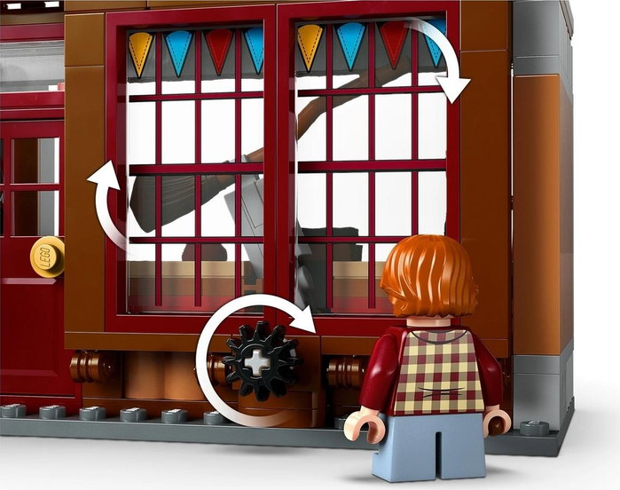 LEGO Harry Potter 76452 Tienda de accesorios de Quidditch y Heladería de Florian Fortescue