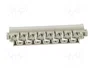 HARTING DIN 41612 Conector de 15 pines, 15A, 90° Angulado