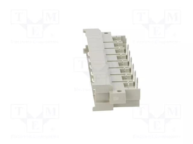 HARTING DIN 41612 Conector de 15 pines, 15A, 90° Angulado