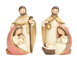 DKD Home Decor Nacimiento de Resina Surtido de 2 Unidades