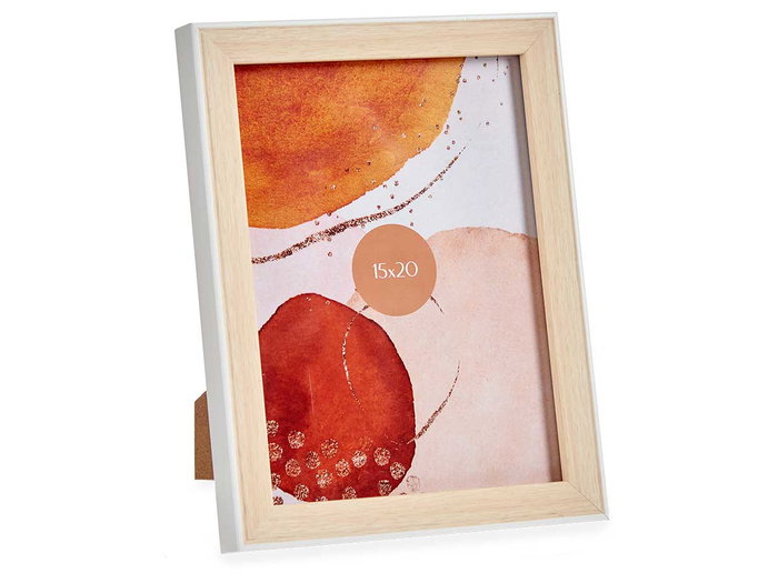 Giftdecor Portafoto Blanco Madera 15x20 cm con Vidrio y Plástico (Set de 24) Giftdecor Portafoto Blanco Madera 15x20 cm con Vidrio y Plástico (Set de 24)