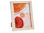 Giftdecor Portafoto Blanco Madera 15x20 cm con Vidrio y Plástico (Set de 24)