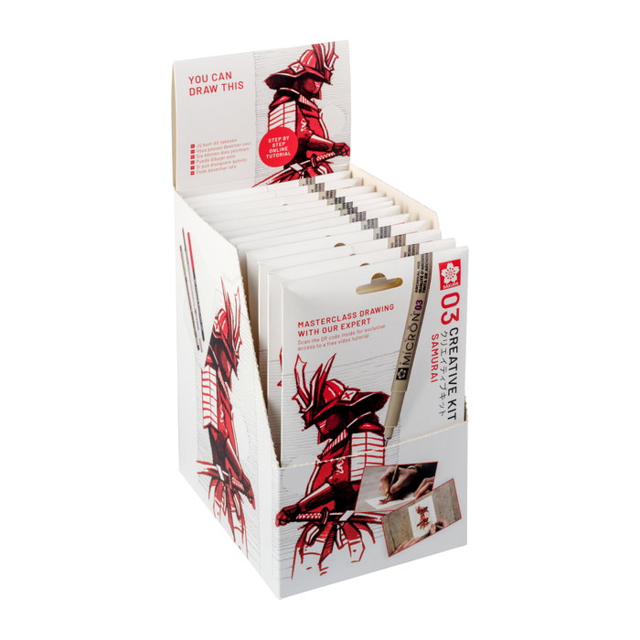 Sakura Kit Creativo Samurái con Pigma Micron 05, Gelly Roll y Koi coloring Sakura Kit Creativo Samurái con Pigma Micron 05, Gelly Roll y Koi coloring