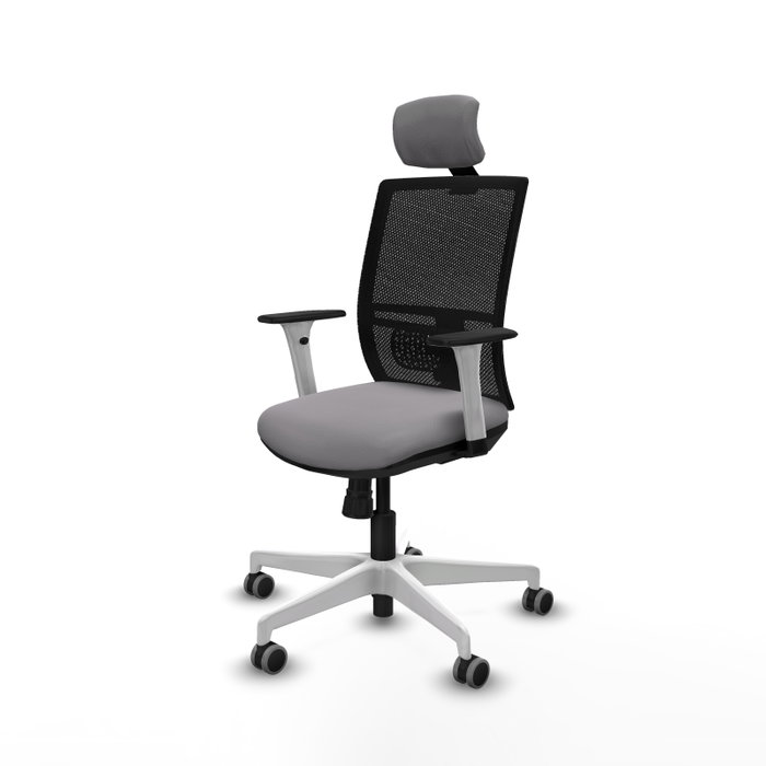 PIQUERAS Y CRESPO Silla de oficina Yunquera Gris con mecanismo Sincro PIQUERAS Y CRESPO Silla de oficina Yunquera Gris con mecanismo Sincro