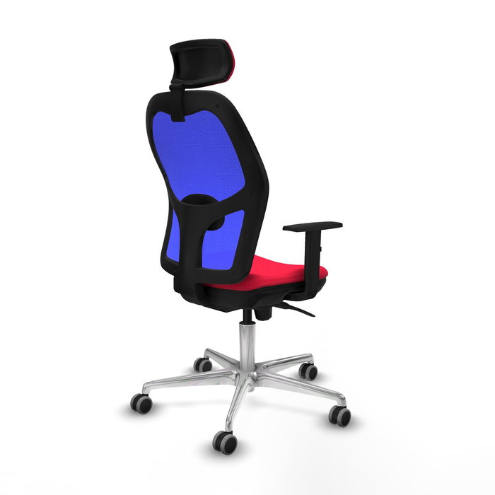 PIQUERAS Y CRESPO Silla de oficina Jorquera Roja y Azul PIQUERAS Y CRESPO Silla de oficina Jorquera Roja y Azul