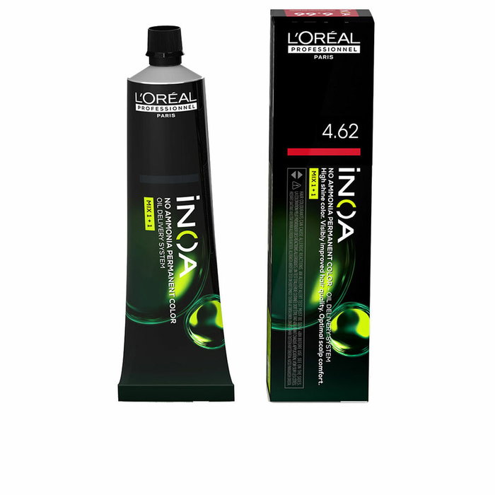 L'Oréal Professionnel Paris INOA 4.62 Castaño Rojizo Irisado 60 g