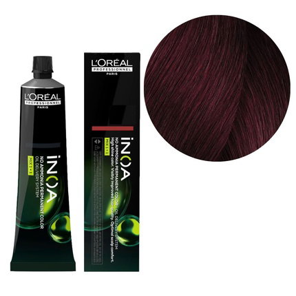 L'Oréal Professionnel Paris INOA 4.62 Castaño Rojizo Irisado