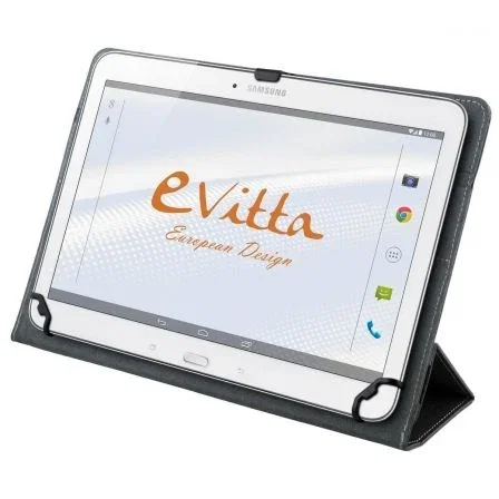 FUNDA UNIVERSAL E-VITTA CAMERA FREE BLACK PARA TABLET 9.7-10.1"/24.6-25.6CM - FÁCIL ACCESO BOTONES/CARGADOR - INTERIOR ATERCIOPELADO