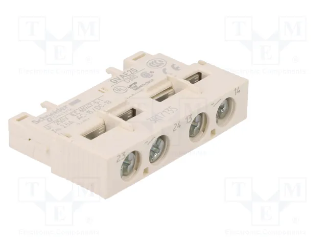 SCHNEIDER ELECTRIC GVAE20 Contactos auxiliares NO x2 SCHNEIDER ELECTRIC GVAE20 Contactos auxiliares NO x2