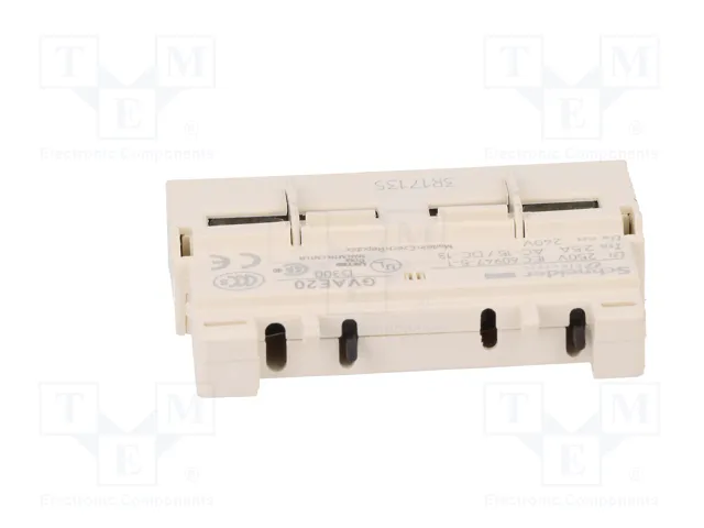 SCHNEIDER ELECTRIC GVAE20 Contactos auxiliares NO x2 SCHNEIDER ELECTRIC GVAE20 Contactos auxiliares NO x2